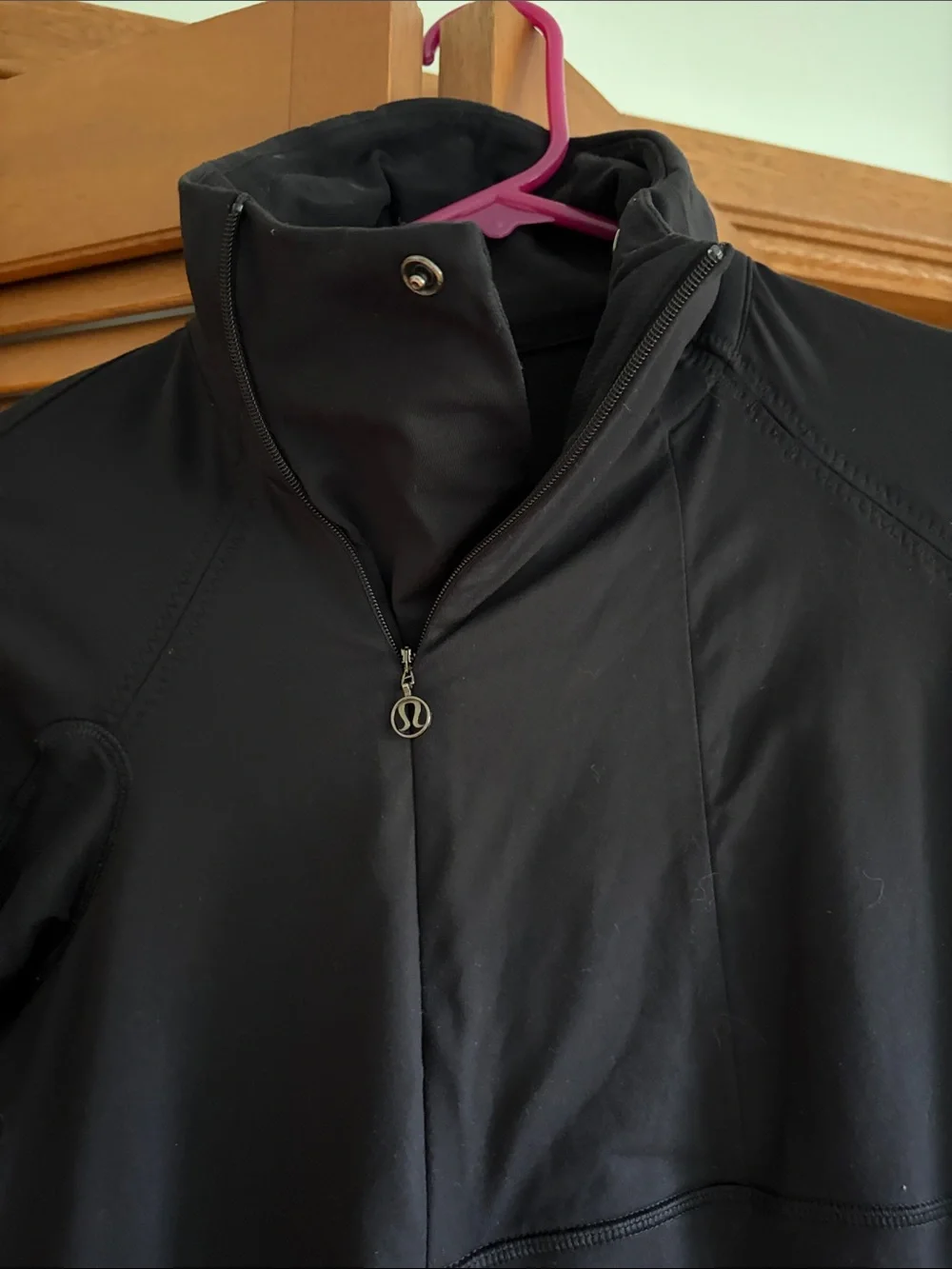 lululemon athletica Black Lightweight Half-Zip Utility Jacket
